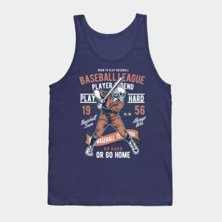 Born to Play Baseball Tank Top